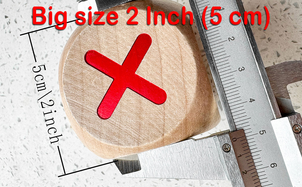 euchre trump marker size 2 inch 5cm