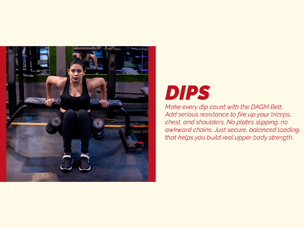hip thrust belt dips