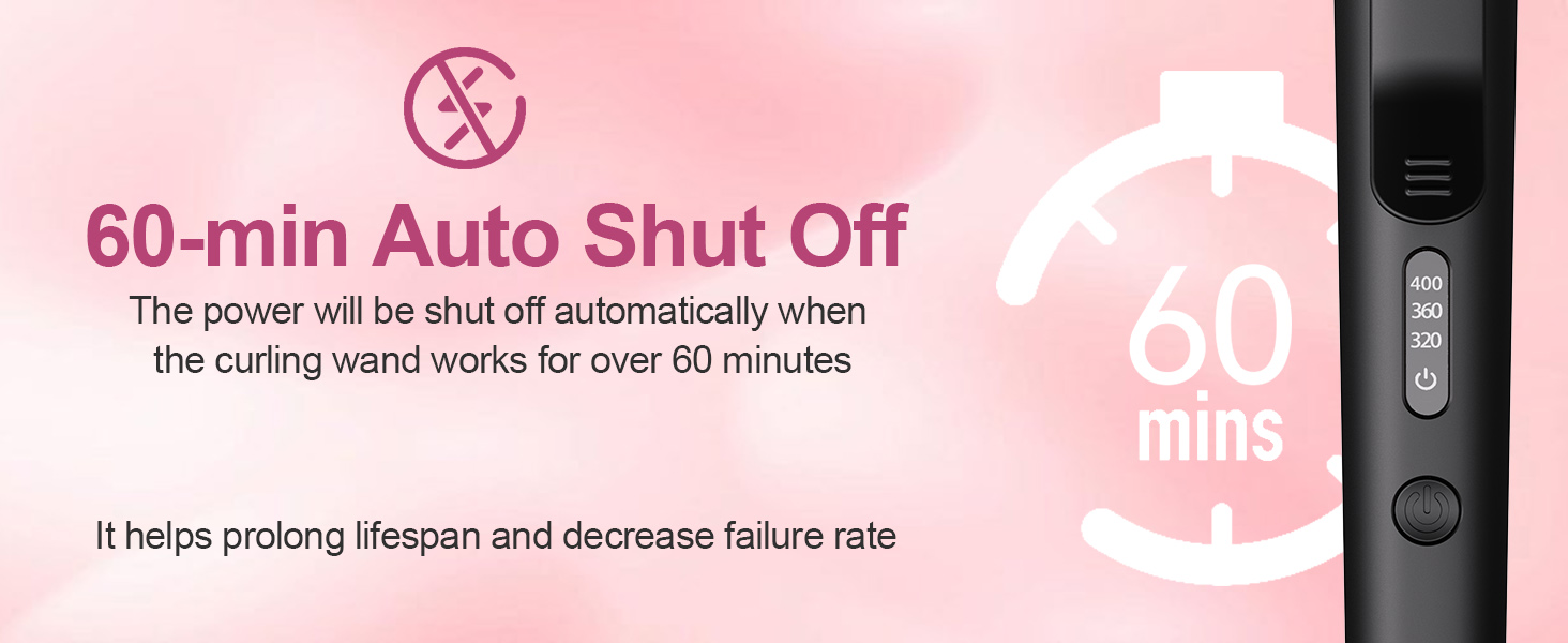 60-min Auto Shut Off
