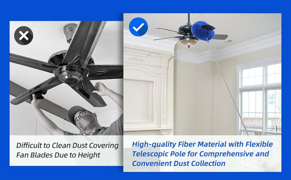 Cleaning Duster With Extension Pole