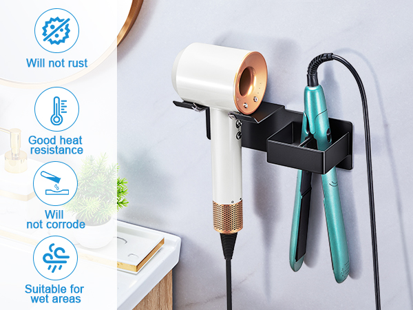 blow dryer holder