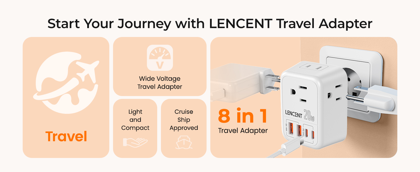 Germany Travel Power Adapter