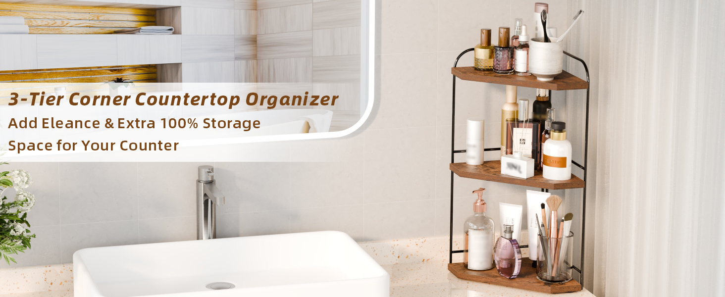 bathroom counter organizer