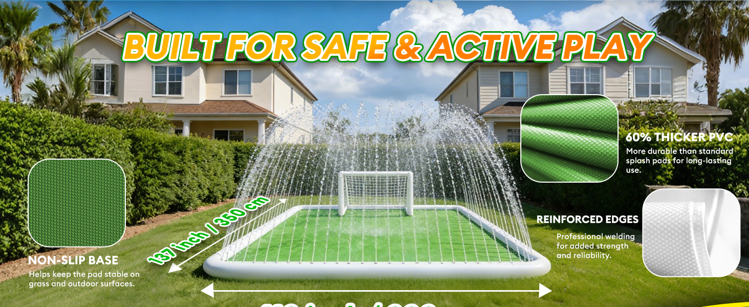 Soccer Splash Pad