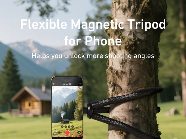 TELESIN Magnetic Flexible Tripod for iPhone