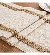 Niviy Boho Table Runner for Fall Home Decor 72 Inches Long Farmhouse Macrame Table Runner Cotton ...