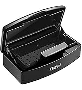 Gusnilo Nail Tool Sterilizer Box Plastic Disinfectant Container Barbicide Disinfectant Tray for N...
