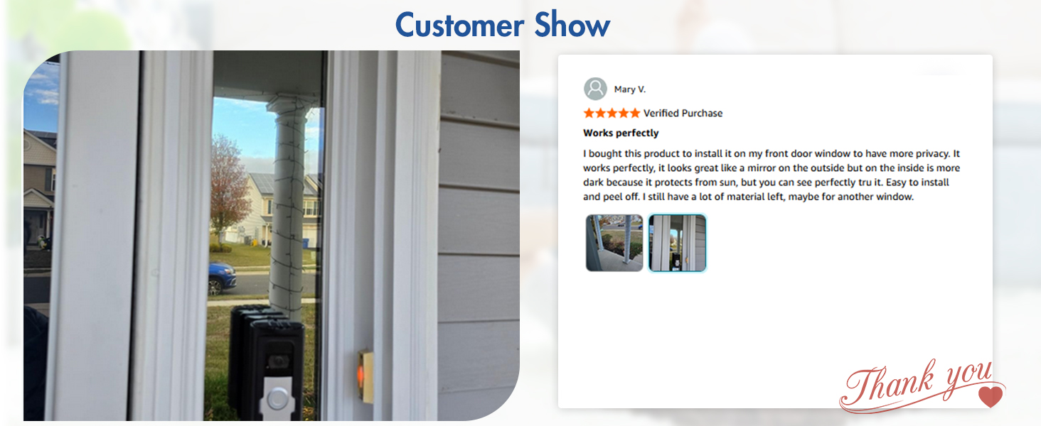 One way privacy Window Film