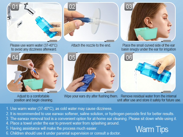 ear wax removal water flush