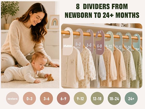 Baby Closet Dividers