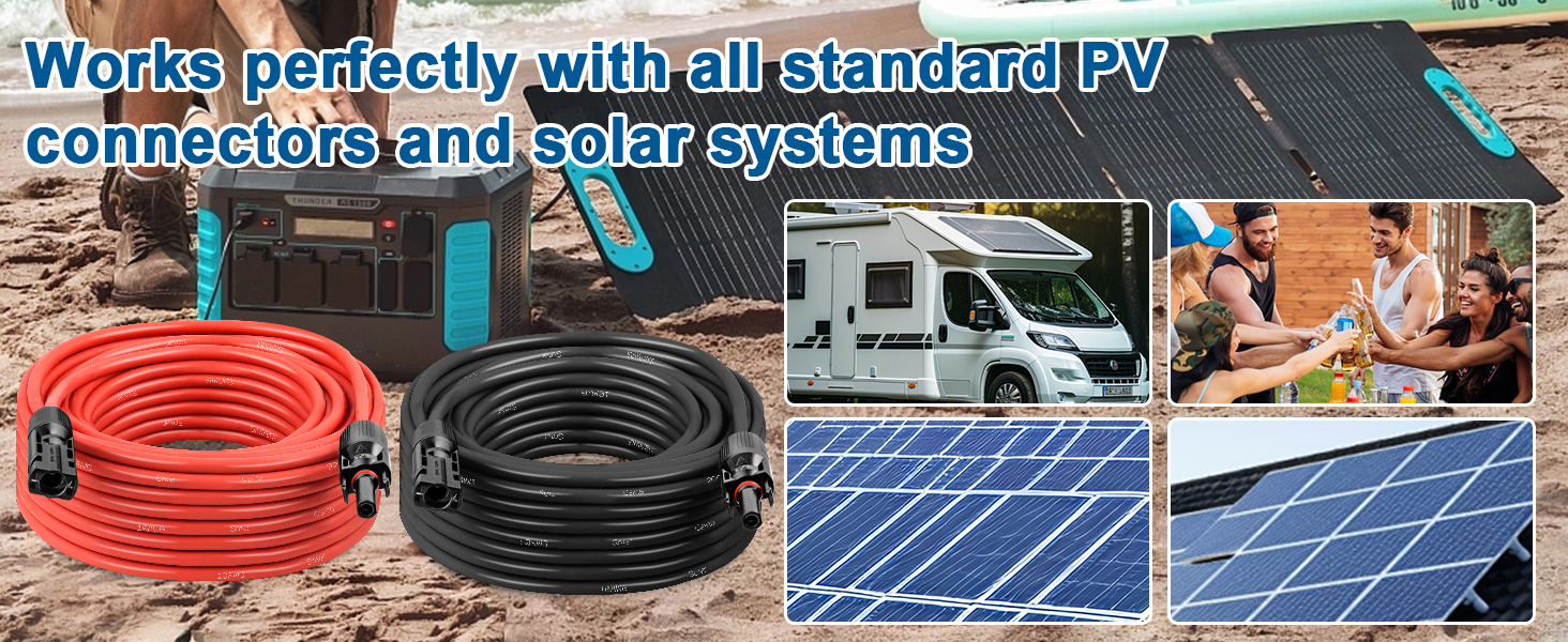 10AWG Solar Extension Cable