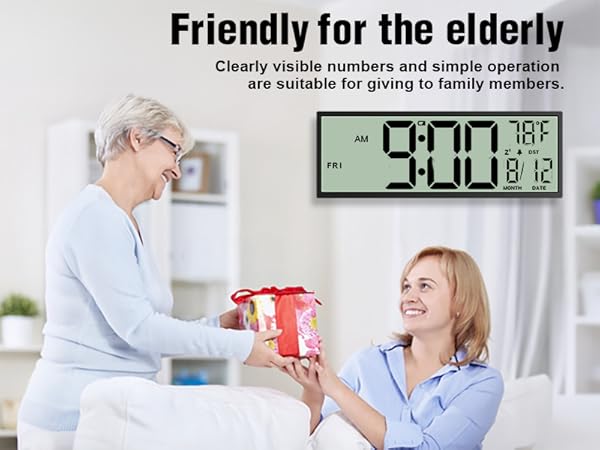 digital table clock battery operated