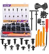 Uolor 335PCS Bumper Retainer Clips Car Plastic Rivets Fasteners Push Retainer Kit, 12 Popular Siz...