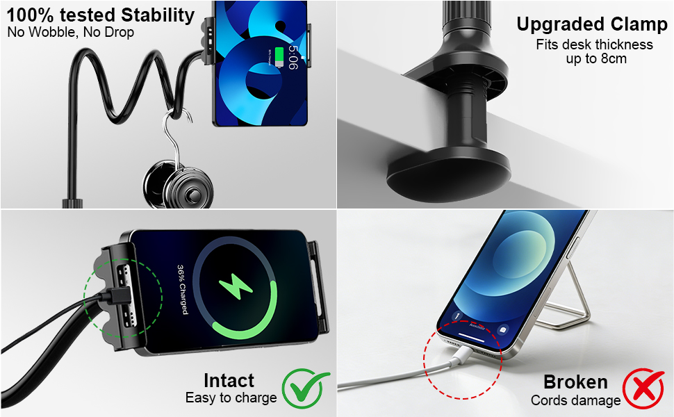 Gooseneck Tablet Holder Phone Stand