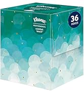 Kleenex Professional Facial Tissue, Bulk (21270), 2-Ply, White, Upright Cube Boxed Format, Design...