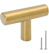 LONTAN 12 Pack Gold Drawer Knobs for Dresser Kitchen Cabinet Knobs LH201GD Gold Hardware for Cabi...