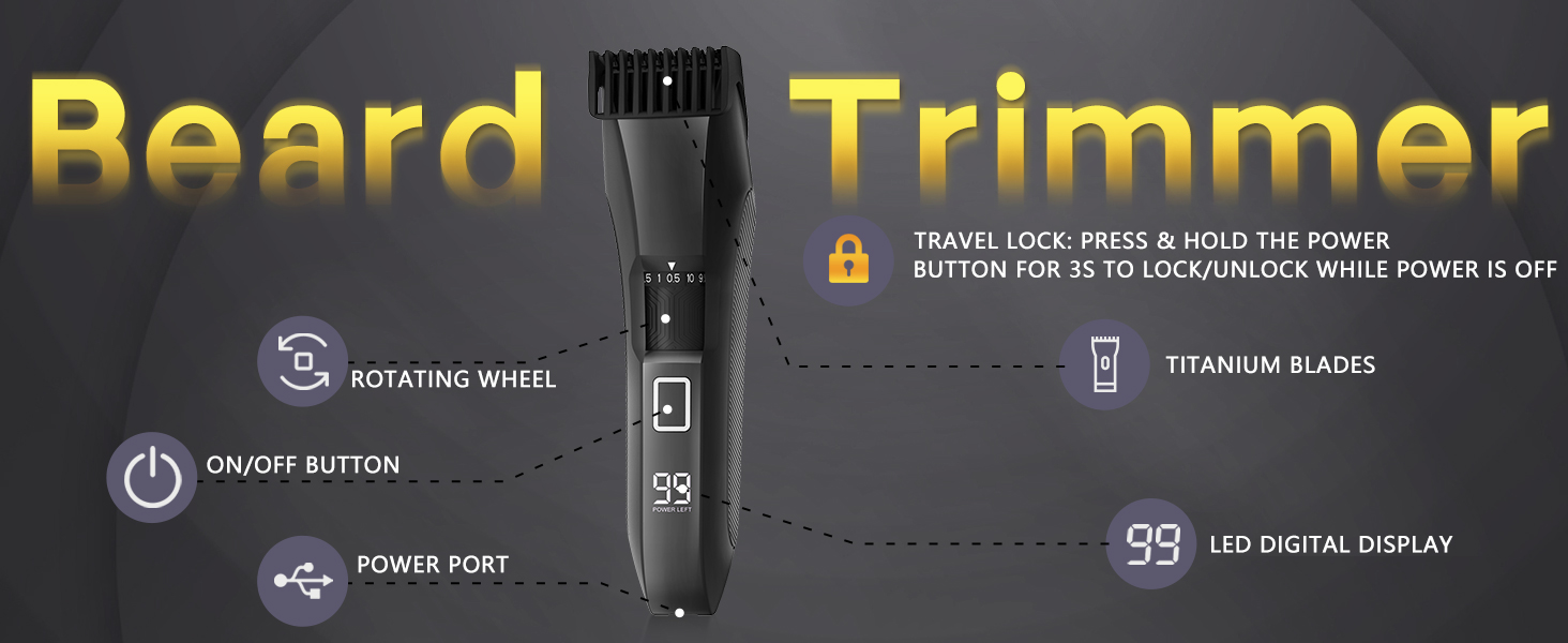 beard trimmer for men