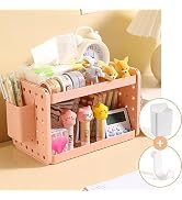 Lae Nuvole Desktop Organizer Shelf Stationery Organizer with Pen Holder Office Desk Top Pegboard ...