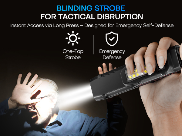 Tactical Flashlight High Lumens, USB-C Rechargeable LED Flashlights