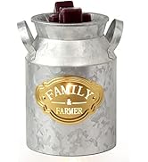 NAFANG Galvanized Sheet Milk can Metal Wax Melt Warmer, Scented Wax Warmer. Scented Wax Burner, S...