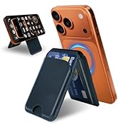 CORLAGOON for MagSafe Wallet,Leather Magnetic Wallet for Phone with Adjustable Stand,5 Magnetic C...