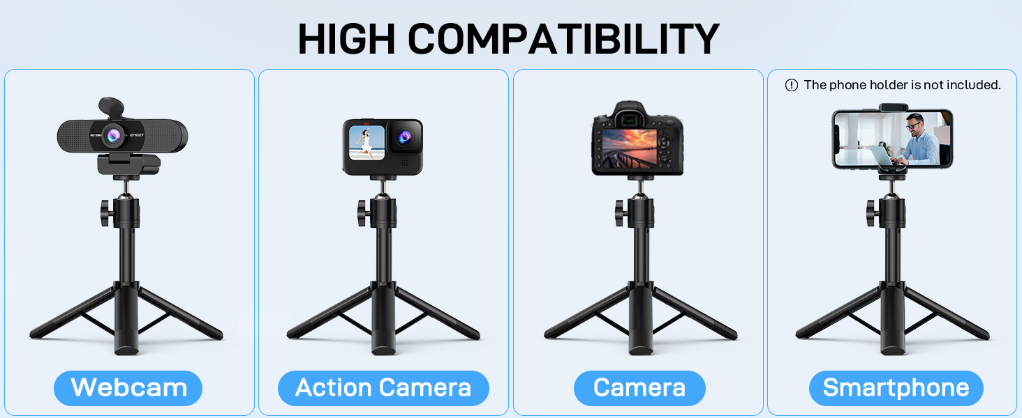 EMEET C960 Webcam with Tripod