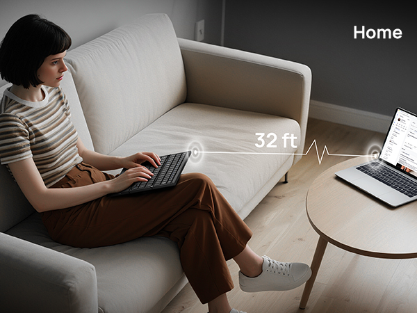 SODI Tri-Fold Portable Bluetooth Keyboard with Touchpad