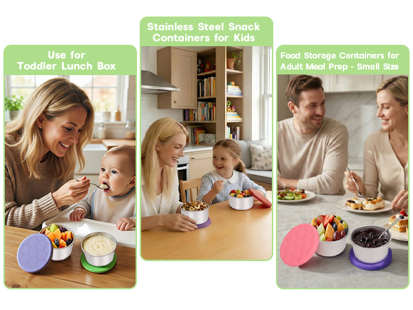 metal food containers with lids