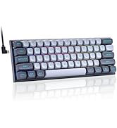 E-YOOSO Hz-61 60% Mechanical Gaming Keyboard Wired, Hot Swappable Hall Effect Magnetic Switch, 80...