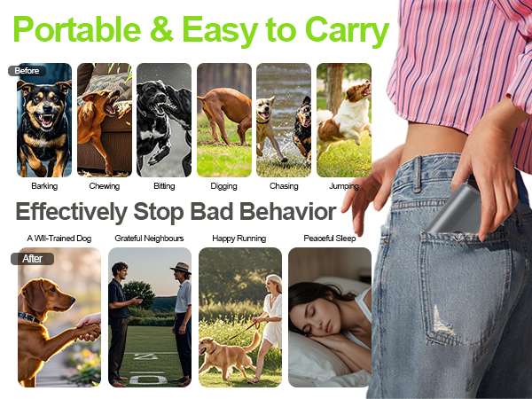 Dog Sonic Bark Deterrents Devices Ultrasonic Anti Barking Device for Dogs Bark Deterrent