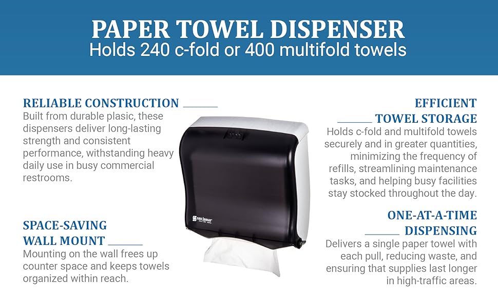 SAN JAMAR T1755 Paper Towel Dispenser