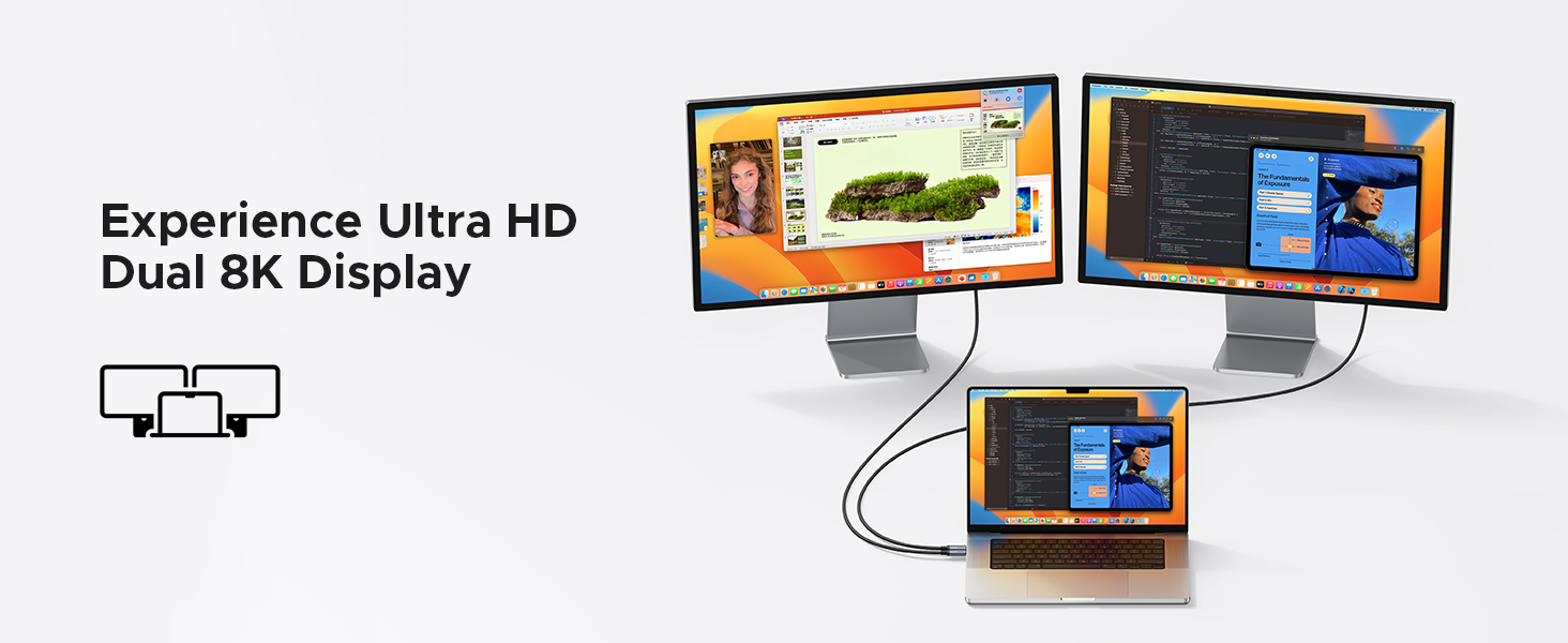 Ultra HD Dual 8K Display