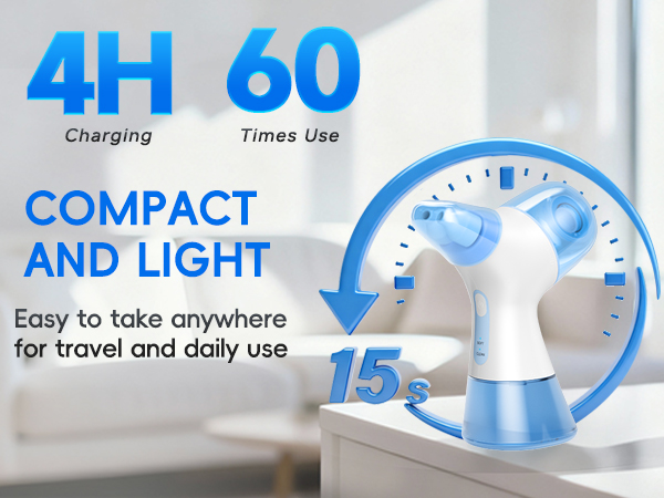 COMPACT AND LIGHT Easy to take anywhere for travel and daily use