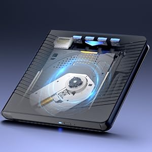 7-in-1External Blu ray Drive Read/Write with Bluray Burner
