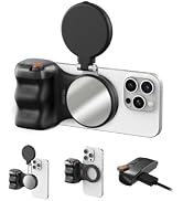 TELESIN Fun Shot Magnetic Phone Camera Grip+ C03 Magnetic Selfie Light Creator Kit Compatible wit...