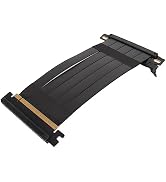PCIE 4.0 x16 Riser Cable, Flexible and Efficient, Anti Interference, Compatible with RTX 40 Serie...