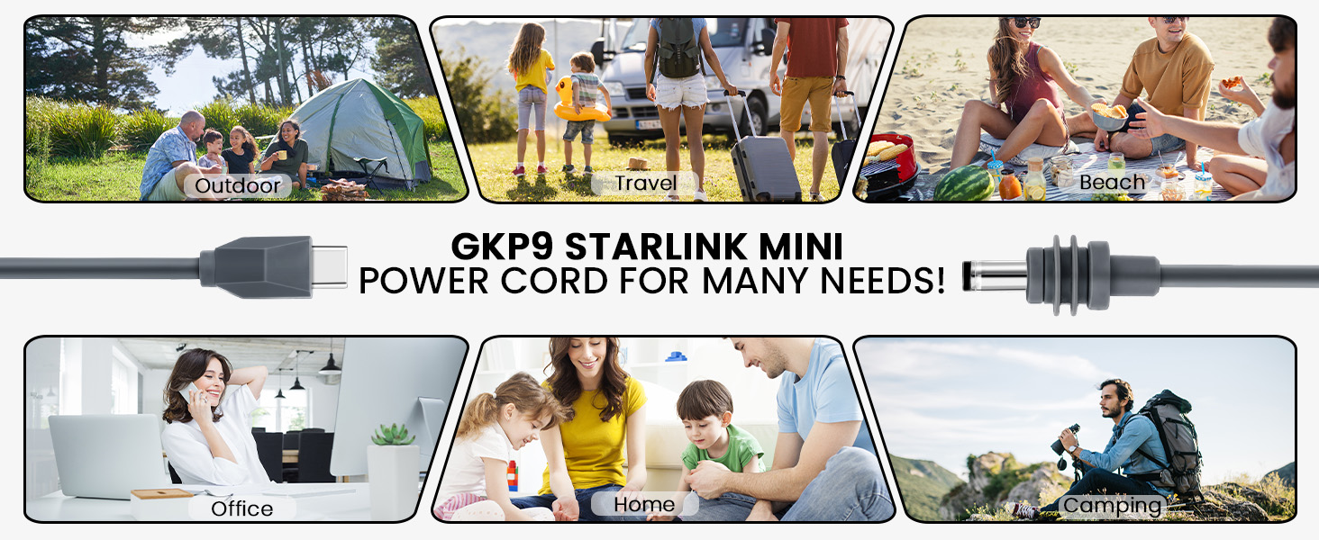 Starlink Mini USB C to DC Power Cable