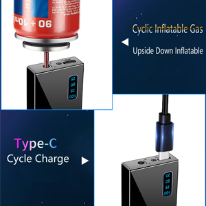 USB Rechargeable & Refillable Butane