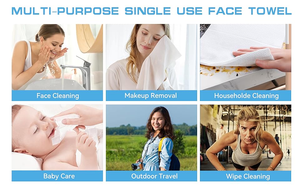 disposable face towel