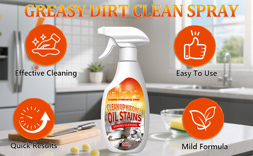 clean up oil stains
