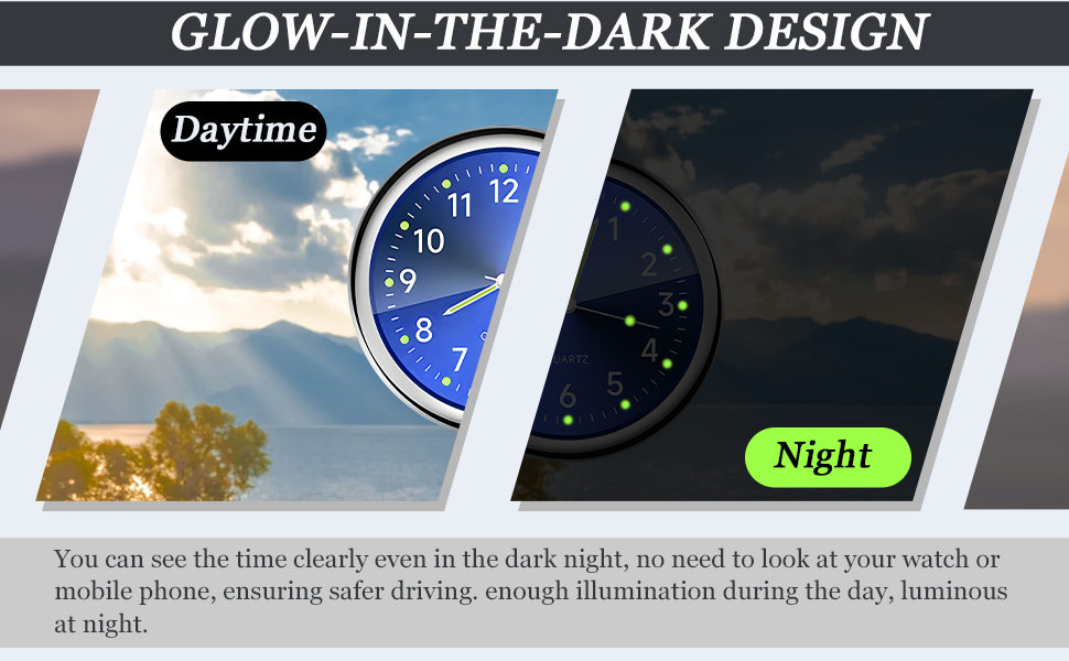 When feel natural light or strong light, it will produce a luminous effect in the dark.
