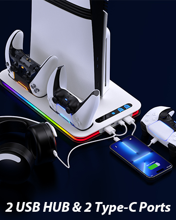 PS5 Cooling Station for PS5/Slim/Pro