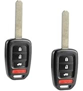 Car Key Fob Keyless Entry Remote fits 2013-2016 Honda Accord / 2014-2015 CR-V / 2014-2015 Civic, ...