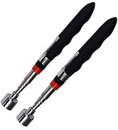 DAYSLIVES 2PCS Telescoping Magnetic Pick Up Tool Extendable 31" 20 lb Telescopic Magnet Stick Gif...