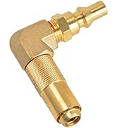 Stanbroil Low Pressure Propane 1/4" RV Quick Connect Adapter Conversion Fitting with Elbow Fittin...