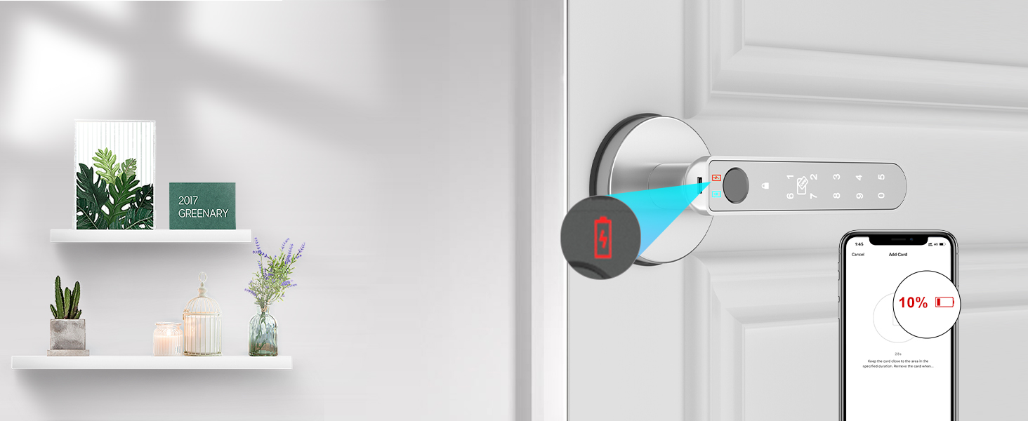 Battery level check on app Silver