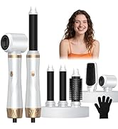 5 in 1 Hair Dryer Brush, Upgrade Blow Dryer Brush Air Curler Air Curling Wrap Styler, Fast Drying...