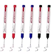 LYXMYGS 6 PCS Long Head Deep Hole Marker Pens,20mm Long Nib Marker, Longs Nose Markers, Waterproo...