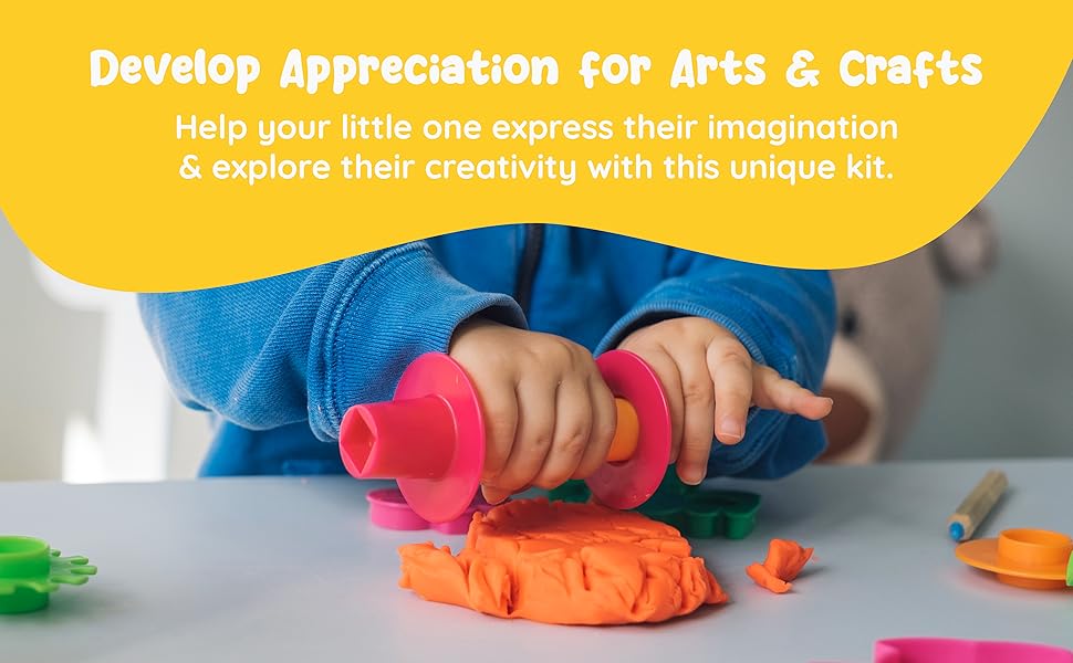 Grow and discover your child&amp;#39;s creativity with our unique modeling clay for kids!