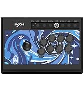 PXN 008 Arcade Stick - Fight Stick Joystick with Turbo and Green Axis Mechanical Buttons Game Con...